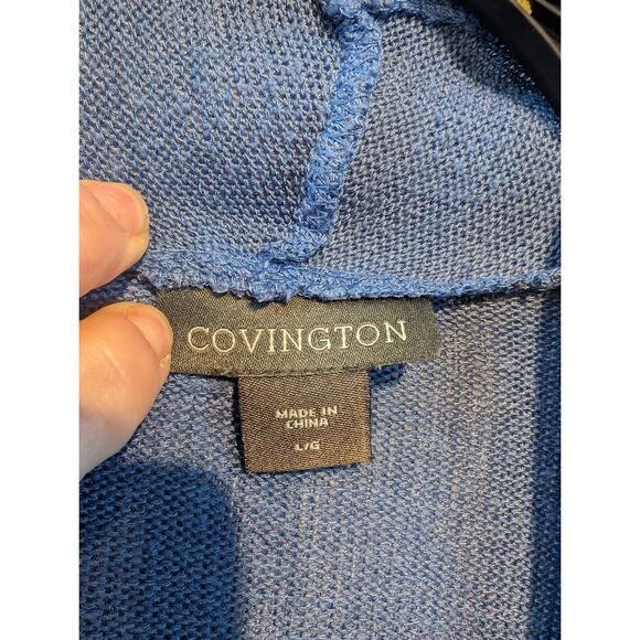 Covington flowy soft no closure cardigan large - Picture 5 of 6